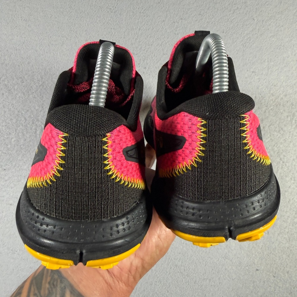 Brooks Divide 4 Trail Running Shoes Pink Yellow Black 1203941B609 Womens 9 - Picture 4 of 10